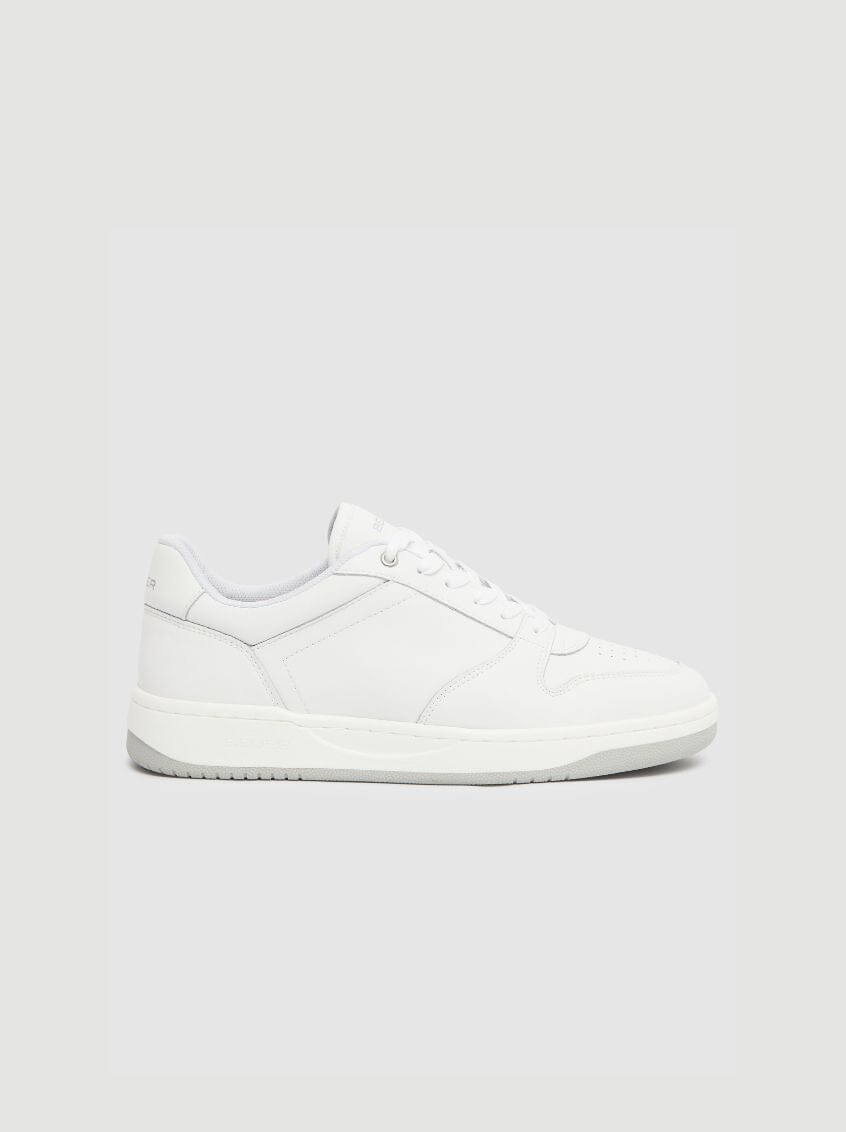 Mens white sale court trainers