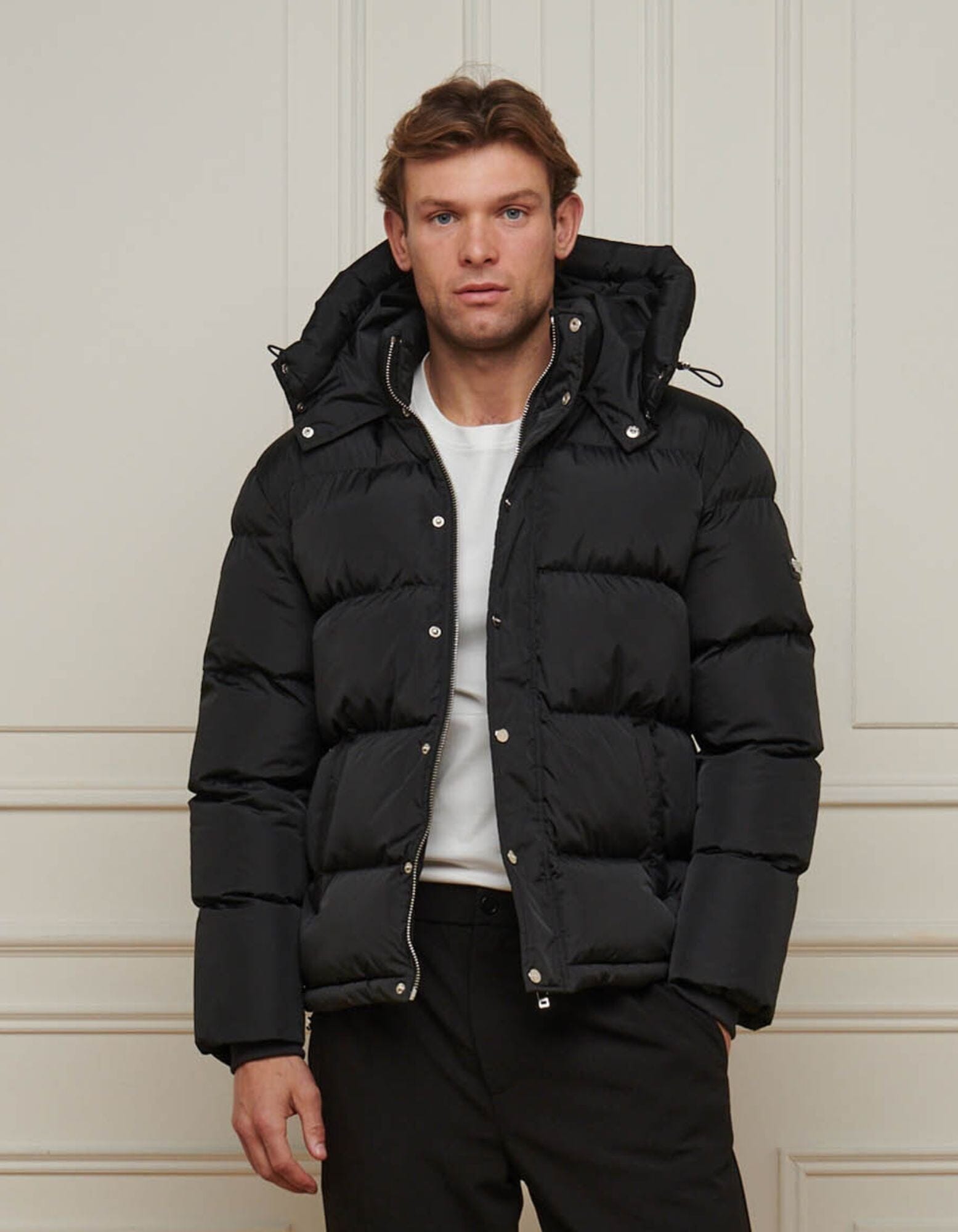 Men's Black Puffer Jacket Puffer Jackets for Men Quality