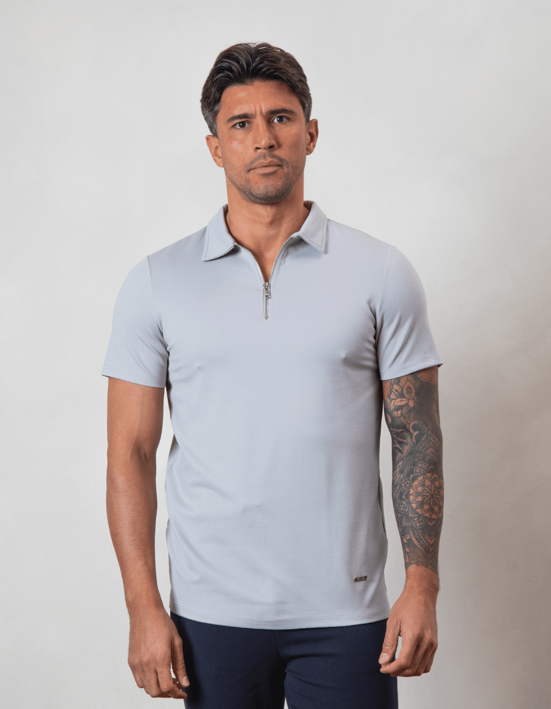 Men's Pebble Zip Polo | Zip Polo's for Men | Express Shipping