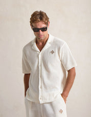 Leon Crochet Shirt - White