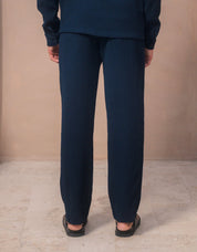 Harrison Textured Trouser - Navy