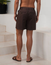 Gaston Relaxed Fit Short - Brown