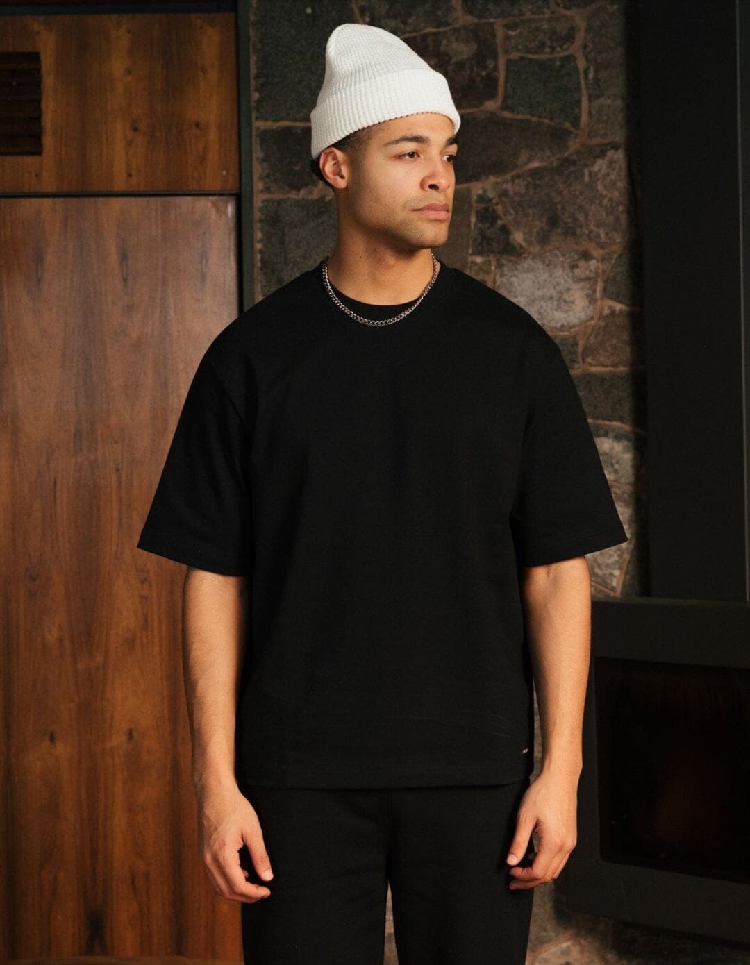 Black Essential Relaxed Fit T-shirt
