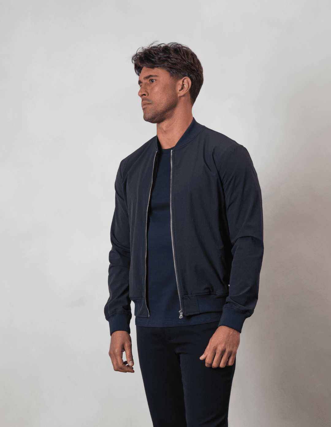 Men's Navy Bomber Jacket | Bomber Jackets For Men | Expand your ...