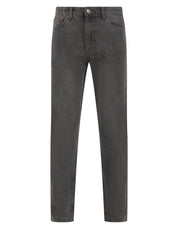 Washed Grey Straight Leg Jeans