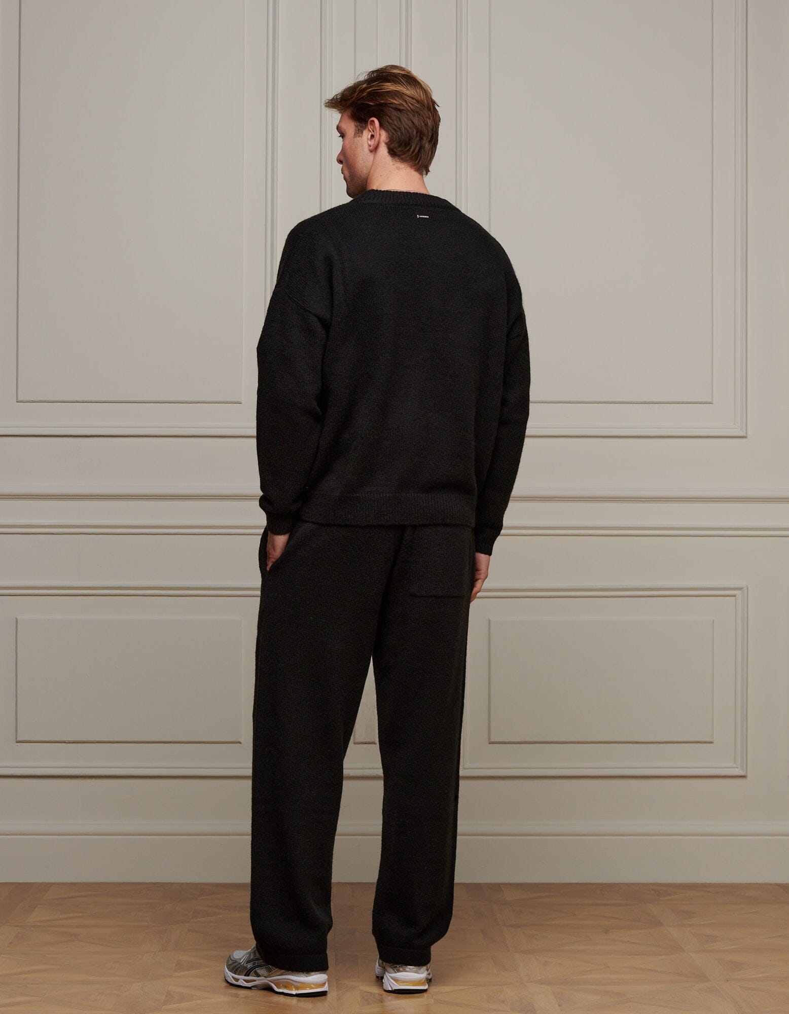 Black Mohair Knit Jumper