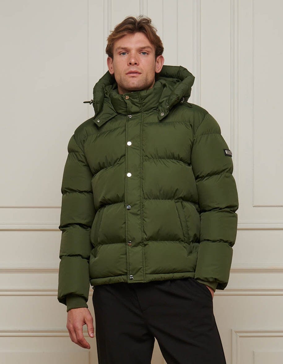 Khaki Puffer Jacket