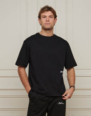 Black Embroidered Logo T-shirt