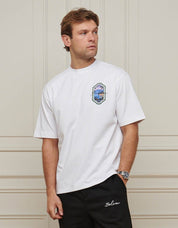 White Riviera View T-Shirt