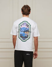 White Riviera View T-Shirt