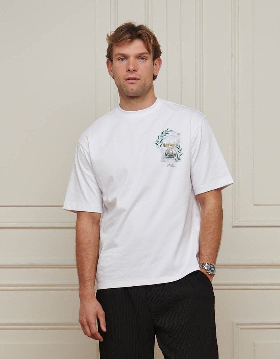 White Val d'Isère Arch T-Shirt