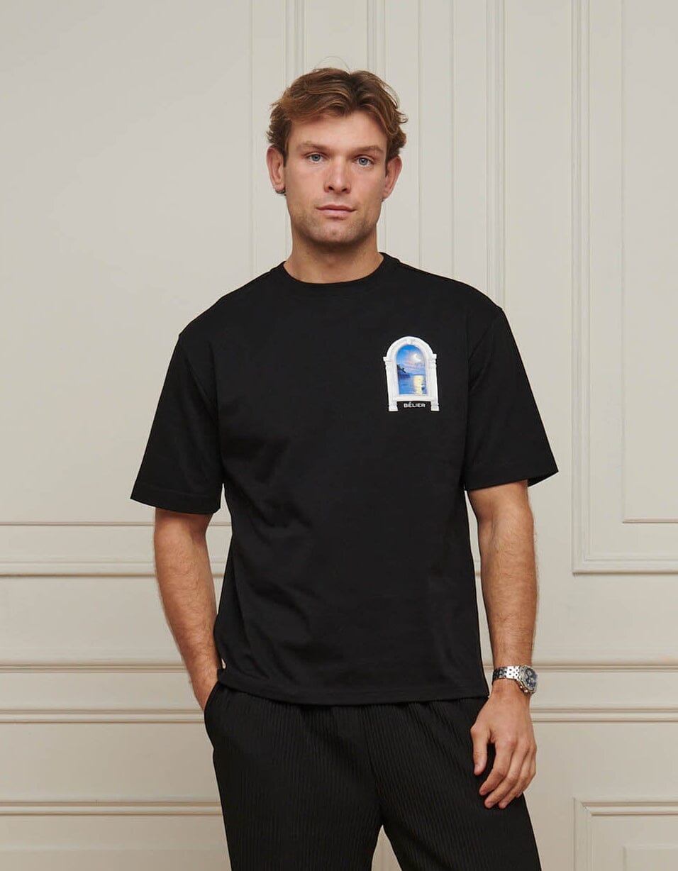 Black Como Dusk Arch T-Shirt