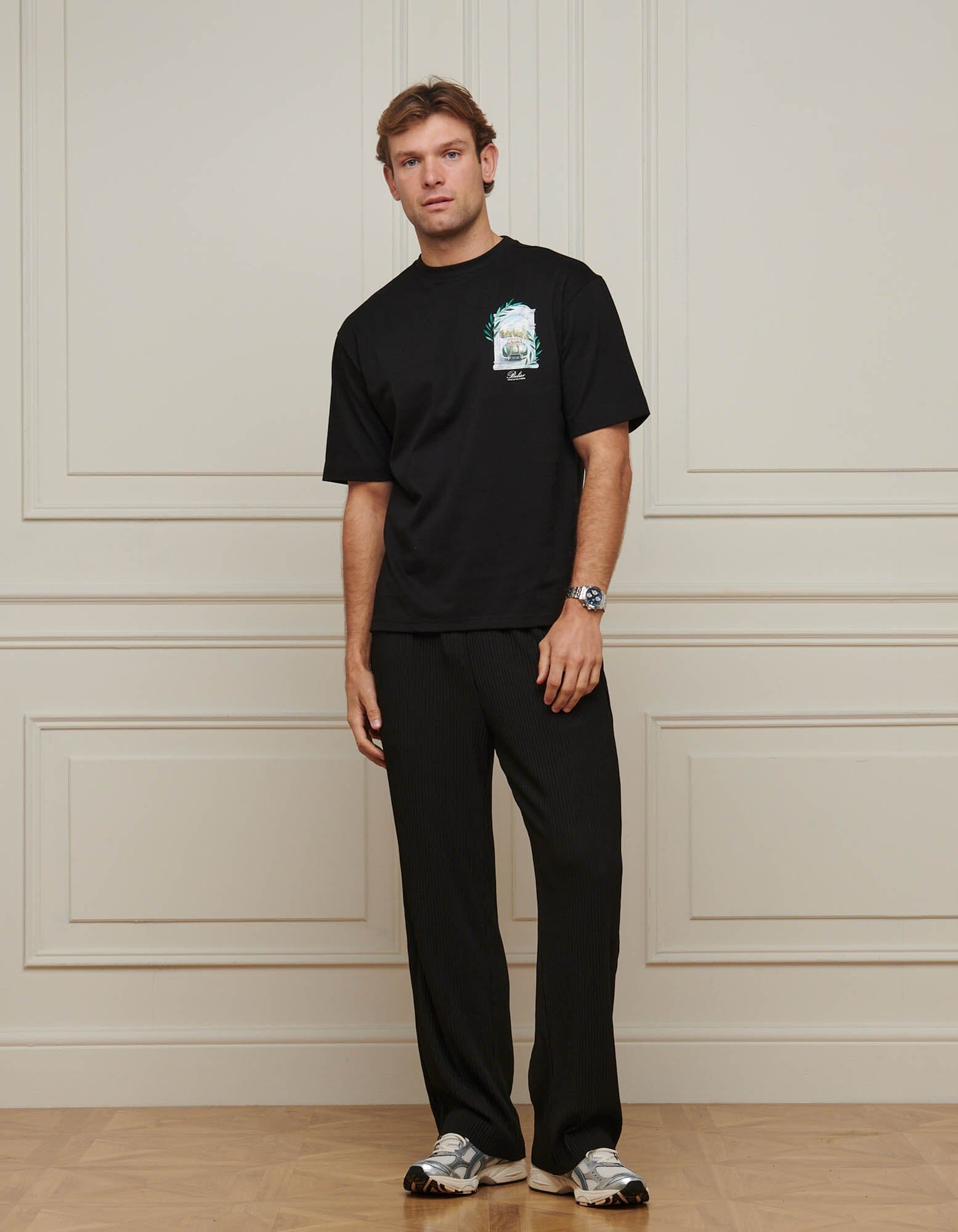 Black Val d'Isère Arch T-Shirt