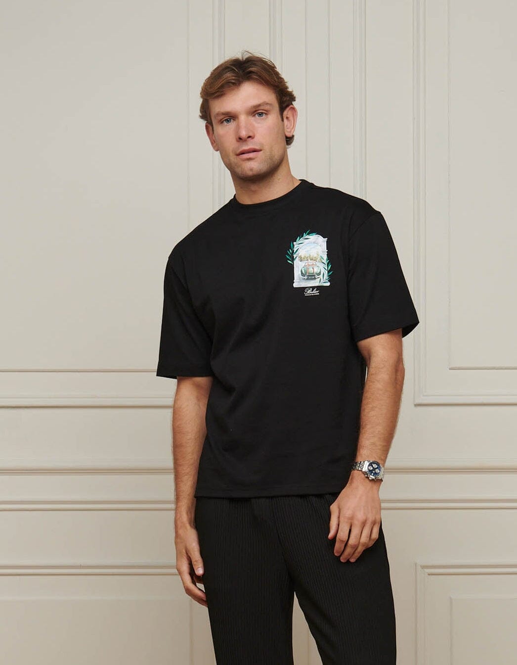 Black Val d'Isère Arch T-Shirt