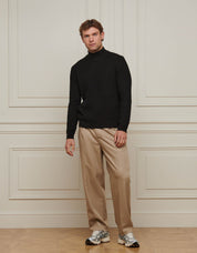 Black 3D Knitted Jumper