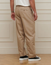 Beige Relaxed Fit Trouser