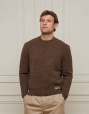 Brown Alpaca Knitted Jumper