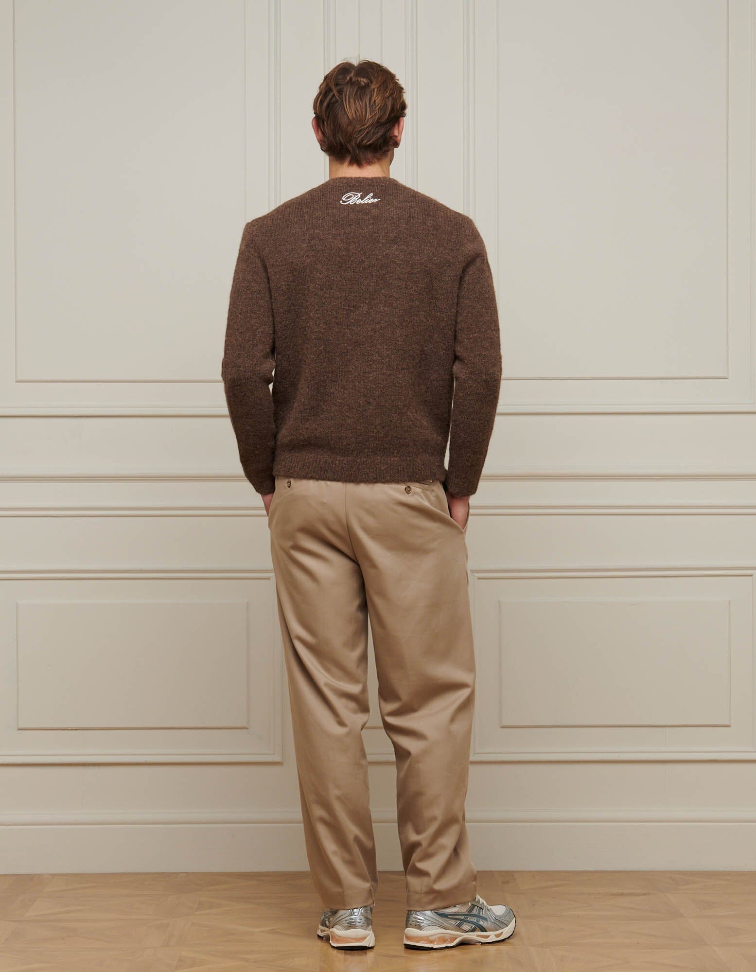 Brown Alpaca Knitted Jumper