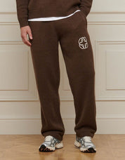 Brown Mohair Knit Jogger