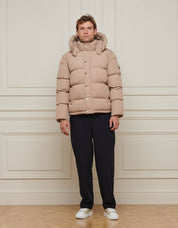 Taupe Puffer Jacket
