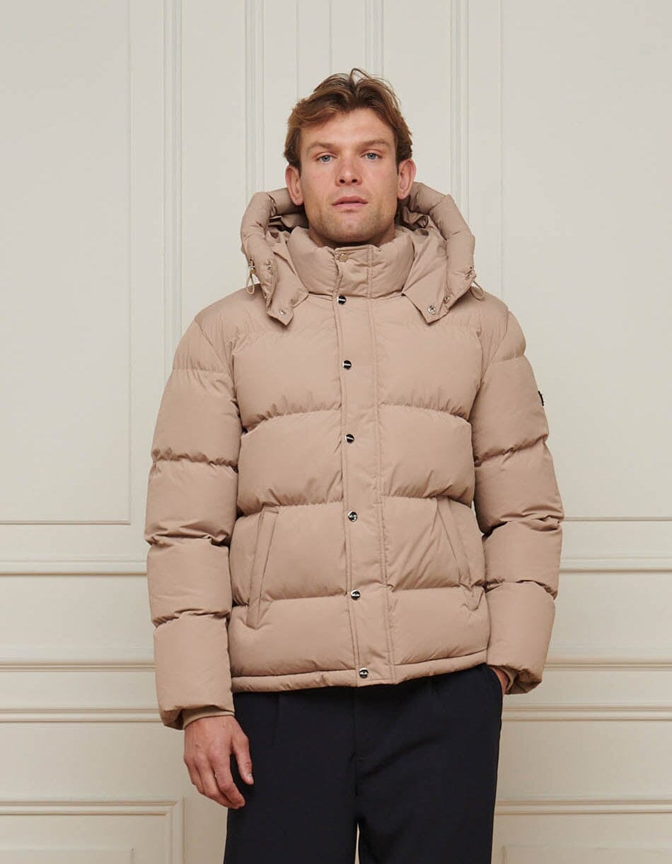 Taupe Puffer Jacket