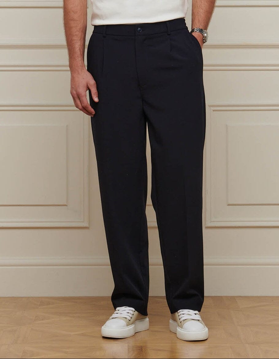 Gaston Relaxed Fit Trouser - Black