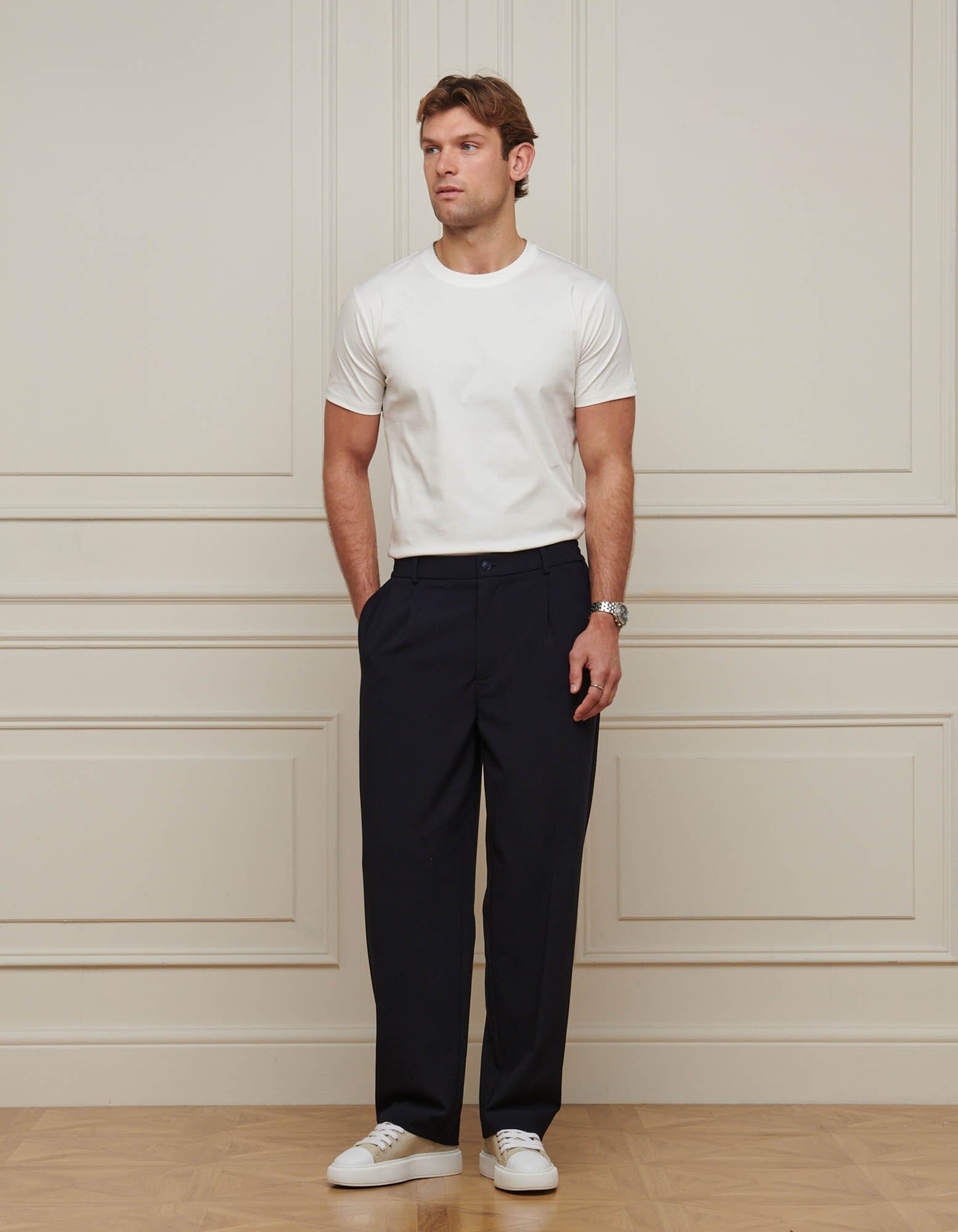 Gaston Relaxed Fit Trouser - Black