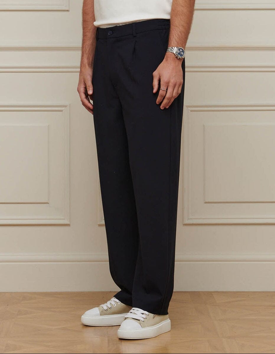 Gaston Relaxed Fit Trouser - Black