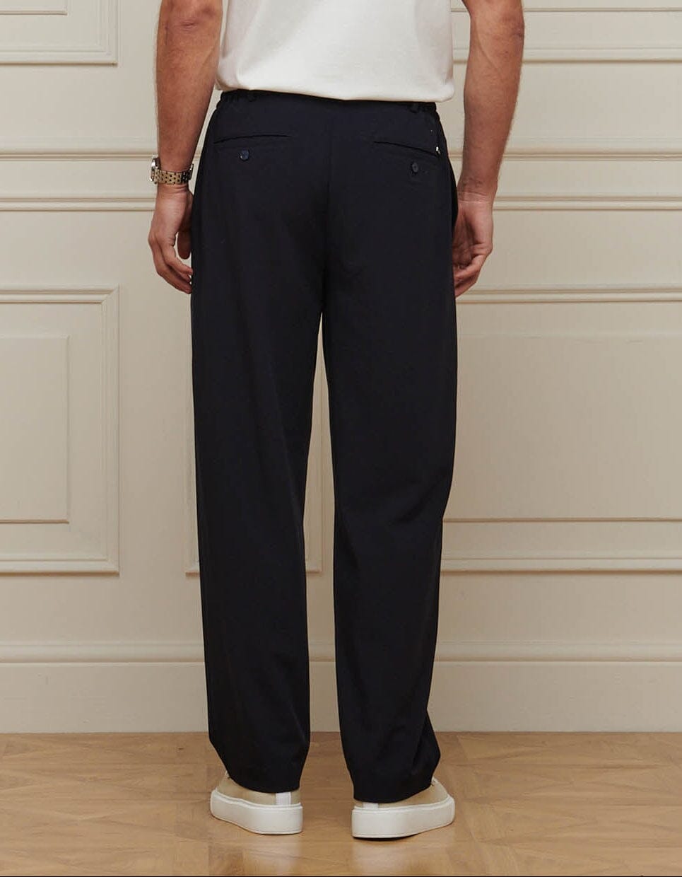 Gaston Relaxed Fit Trouser - Black