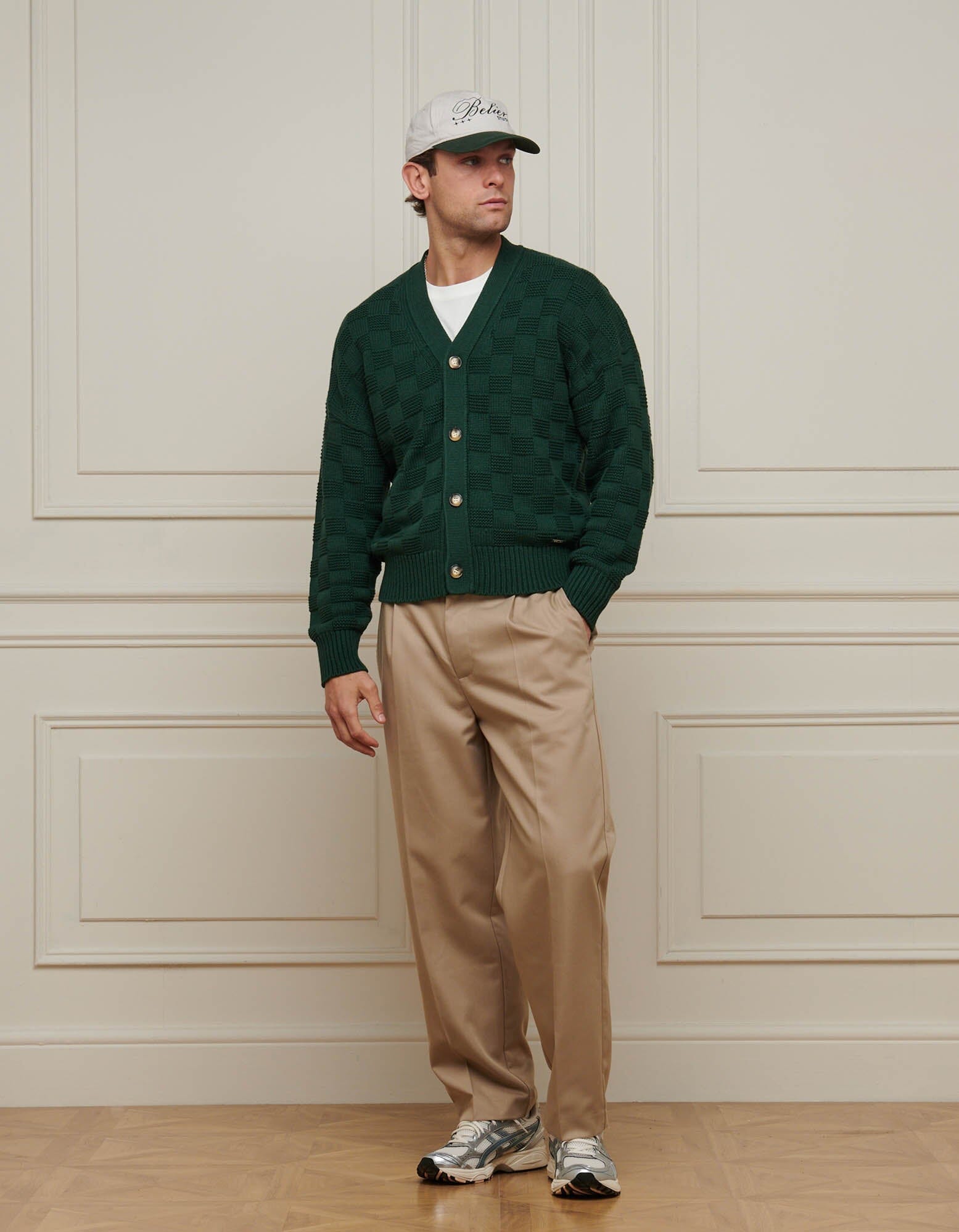 Two Tone Studio Cap - Rolex Green
