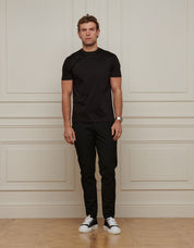 Black Mercerised T-Shirt