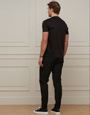 Black Mercerised T-Shirt