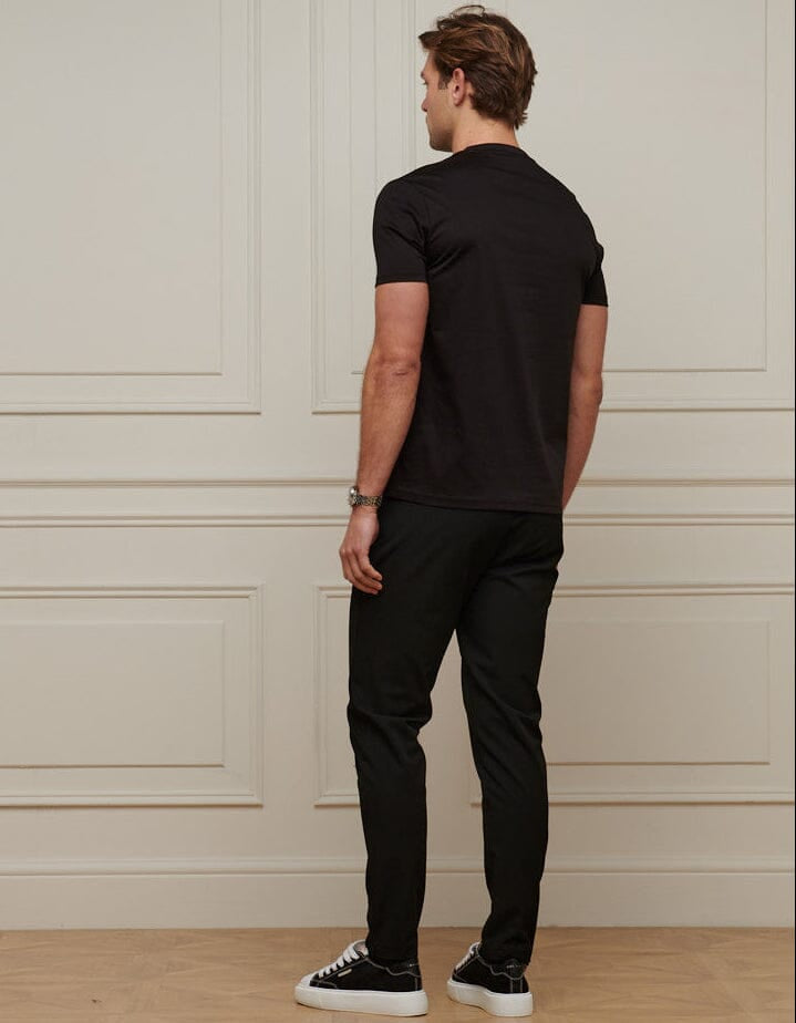 Black Mercerised T-Shirt