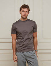 Slate Grey Mercerised T-Shirt