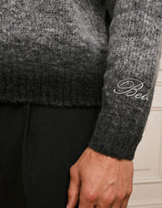 Monochrome Ombre Oversized Knit Jumper