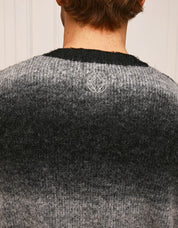 Monochrome Ombre Oversized Knit Jumper