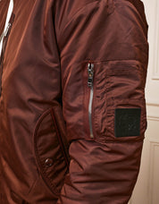 Burgundy Bomber Jacket