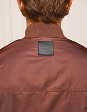 Burgundy Bomber Jacket