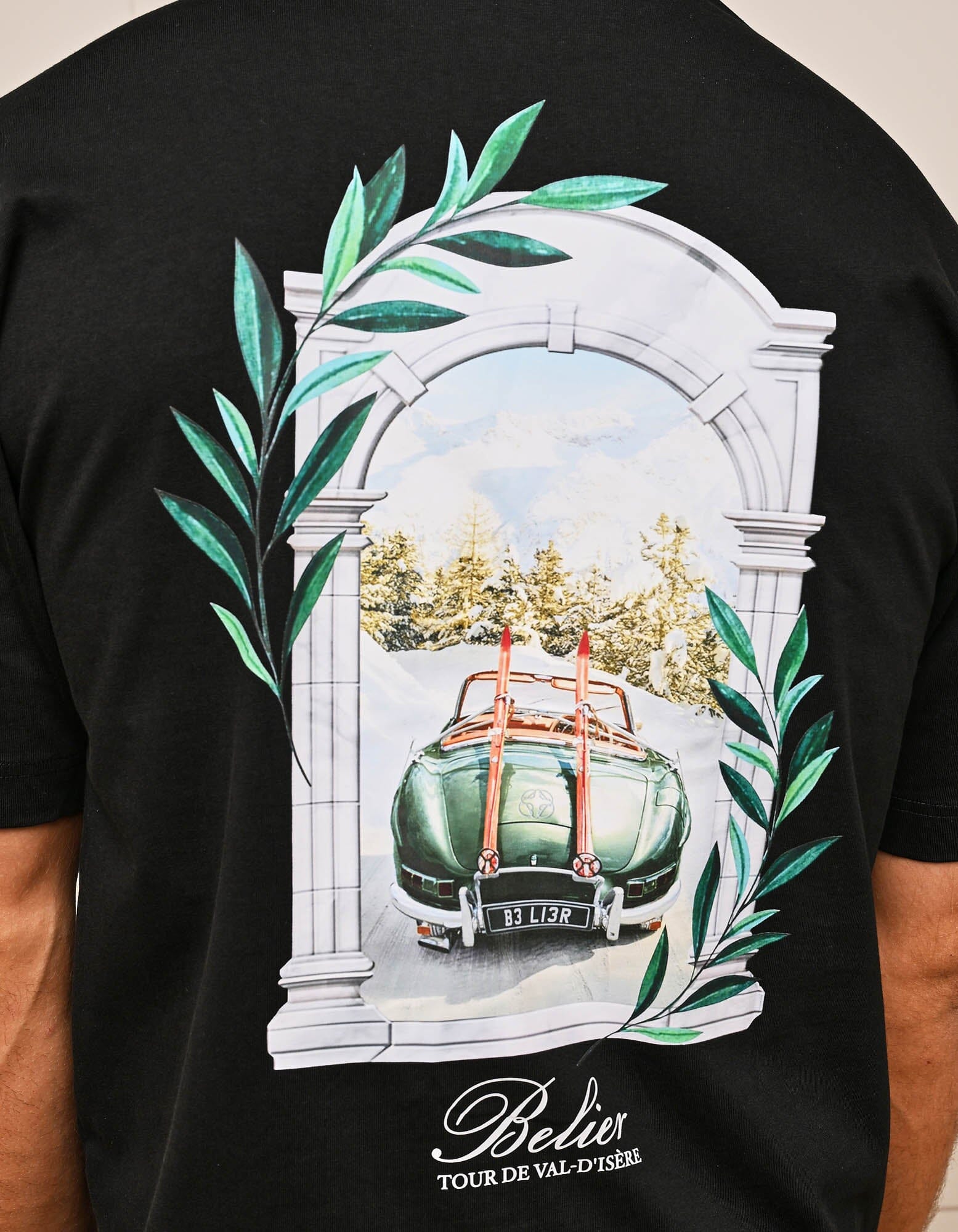 Black Val d'Isère Arch T-Shirt