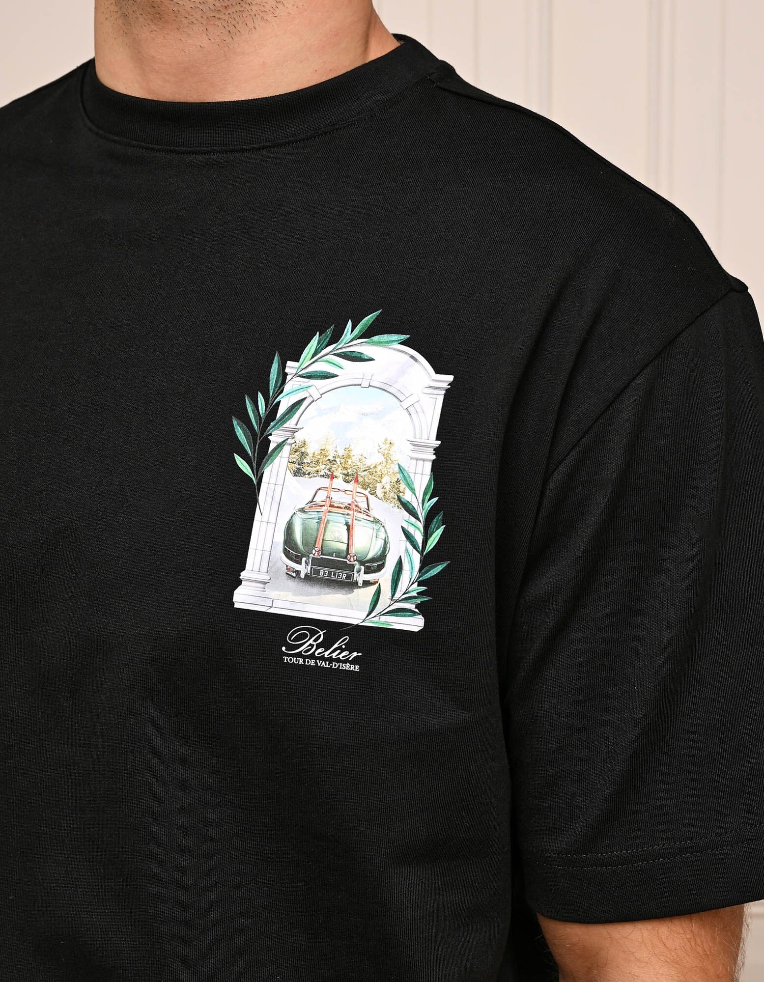Black Val d'Isère Arch T-Shirt
