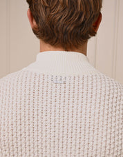 Ecru 3D Knitted Jumper