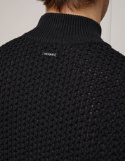 Black 3D Knitted Jumper
