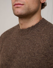 Brown Alpaca Knitted Jumper