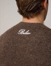 Brown Alpaca Knitted Jumper