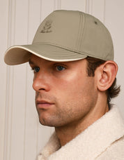 Taupe Crest Logo Cap