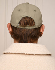 Taupe Crest Logo Cap