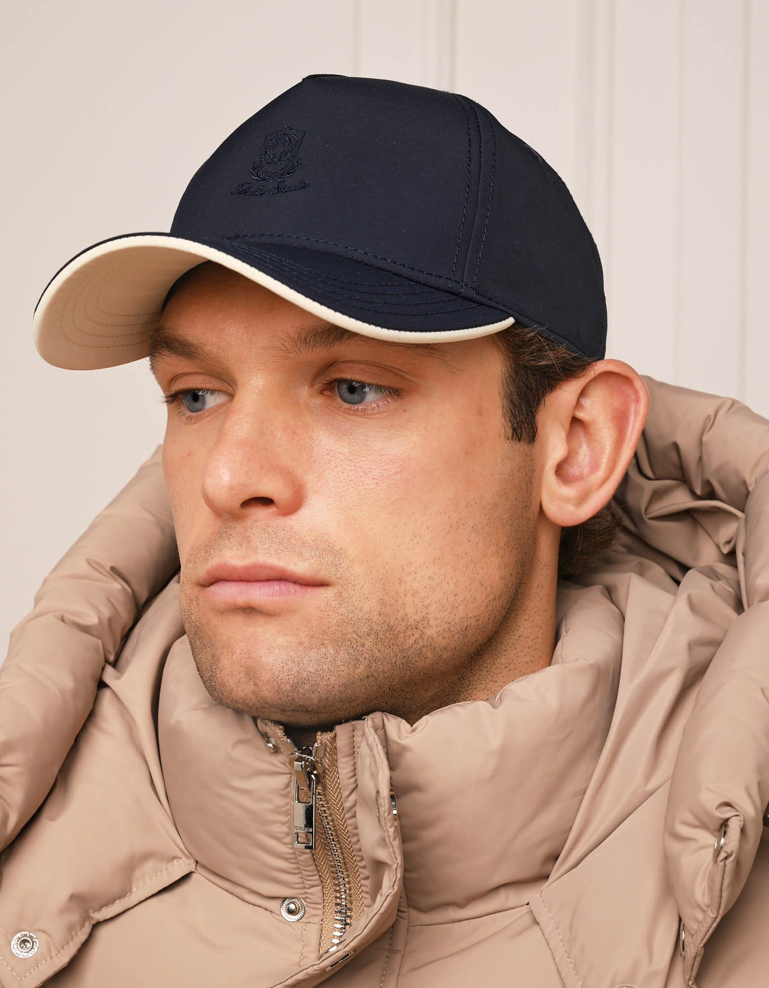 Black Crest Logo Cap