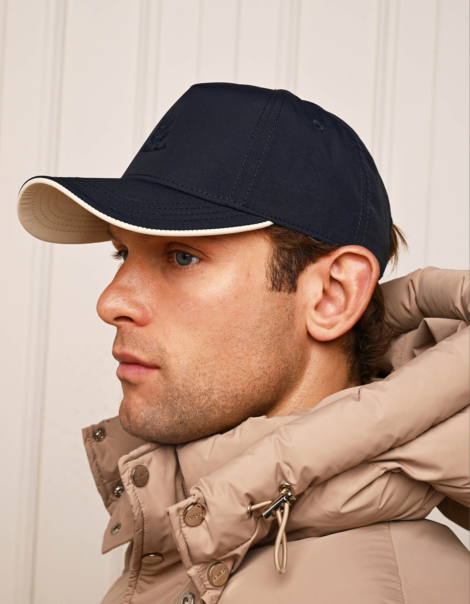 Black Crest Logo Cap