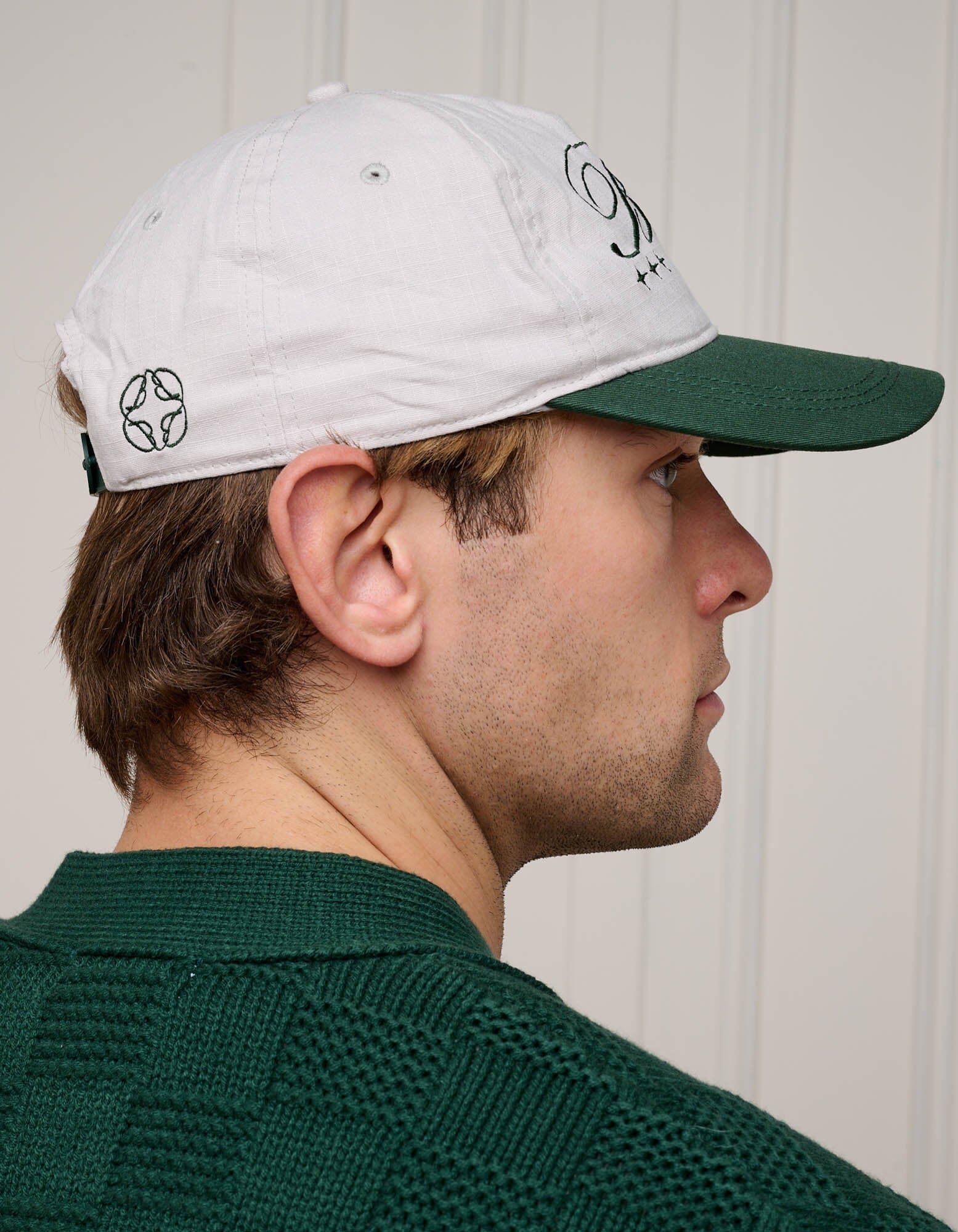 Two Tone Studio Cap - Rolex Green