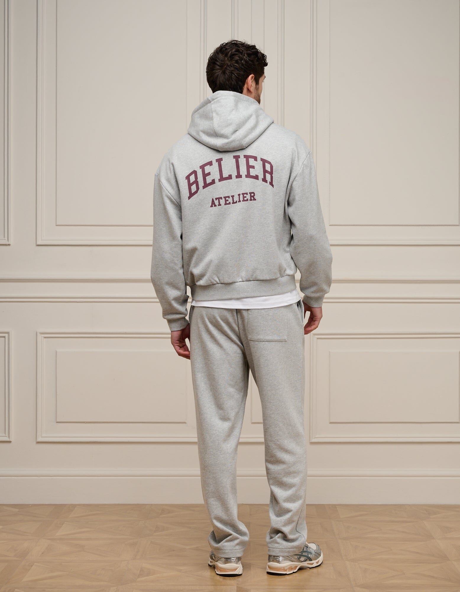 Grey Marl Campus Hoodie